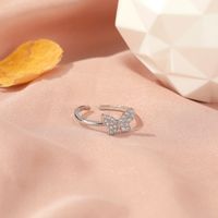 New Butterfly Ring Fashion People Simple Opening Adjustable Ring Wholesale Nihaojewelry main image 6