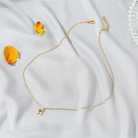 Korean Cherry Sweetheart Opal Women's Short Fruit Clavicle Chain Choker Necklace main image 5