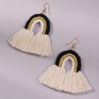 Bohemian Ethnic Style Earrings Romantic Tassel Fashion Earrings sku image 1