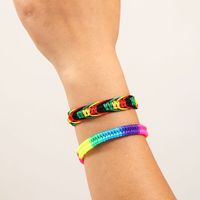 Pulsera De Aleación De Cuerda De Color De Traje De Múltiples Capas Tejido A Mano Bohemio Dos main image 1