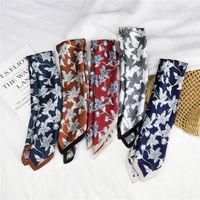 New Spring Thin Wild Mulberry Decorative Small Silk Square For Women main image 3