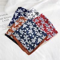 New Spring Thin Wild Mulberry Decorative Small Silk Square For Women main image 5