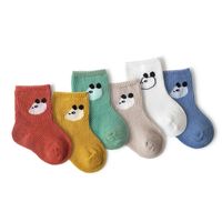 Children's Autumn New Cartoon Animal Baby Short Socks Solid Color Loose Mouth Cotton Socks Wholesale main image 3