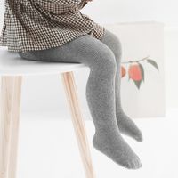Children's Leggings Autumn And Winter New Korean Solid Color Baby Cotton Pantyhose Wholesale main image 4