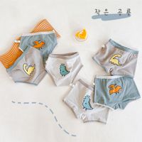 Sous-vêtements Pour Enfants Automne Triangle Boxer Coton Dinosaure Garçon Sous-vêtements En Gros main image 1