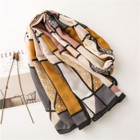 New Autumn Thin Korean Cotton And Linen Dual-use Wild Thickening Scarf main image 6