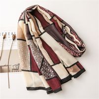 Seiden Schal Herbst Dünner Koreanischer Baumwoll-und Leinen Schal Für Frauen Dongdaemun Schal Mit Doppeltem Verwendung Zweck main image 4