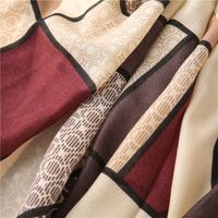 Seiden Schal Herbst Dünner Koreanischer Baumwoll-und Leinen Schal Für Frauen Dongdaemun Schal Mit Doppeltem Verwendung Zweck main image 3
