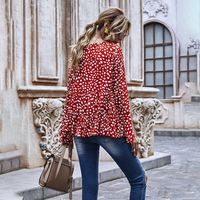 Long Sleeve Sweaters & Cardigans Printing Patchwork Casual Ditsy Floral main image 4