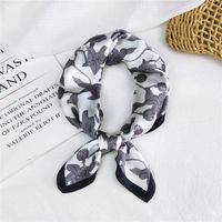 New Spring Thin Wild Mulberry Decorative Small Silk Square For Women sku image 3
