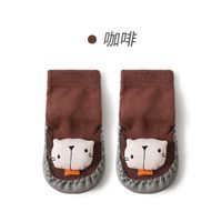 New  Indoor Non-slip Children Floor Socks Autumn And Winter Cartoon Accessories Baby Shoes And Socks Wholesale sku image 1
