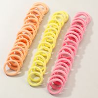 Children's Color  Rubber Band Hair Tie Creative Fabric  Head Rope Wholesale main image 3