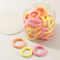 Children's Color  Rubber Band Hair Tie Creative Fabric  Head Rope Wholesale main image 4