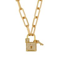 Neue Mikro-eingelegte Halskette Aus Titanstahl In Zirkonschlossform Für Frauen main image 3