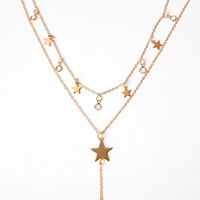 Fashion Long Y-shaped Chain Star Rhinestone Tassel Geometric Women's Necklace main image 3