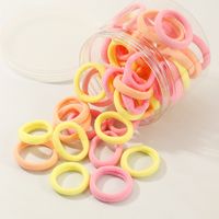 Children's Color  Rubber Band Hair Tie Creative Fabric  Head Rope Wholesale sku image 1