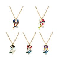 New Simple Animal Pendant Diamond Alloy Butterfly Bee Necklace main image 3
