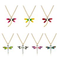 New Simple Insect Pendant Diamond Alloy Animal Necklace main image 5