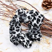 Retro Leopard Print Hair Ring Creative Ponytail Leopard Rubber Band Head Rope Wholesale main image 3