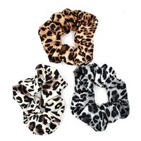Retro Leopard Print Hair Ring Creative Ponytail Leopard Rubber Band Head Rope Wholesale main image 6
