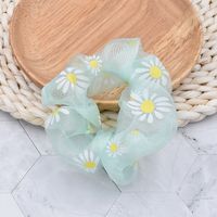 New Spring And Summer Small Daisy Hair Ring Rubber Band Wholesale main image 4