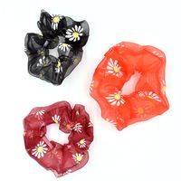 New Spring And Summer Small Daisy Hair Ring Rubber Band Wholesale main image 6