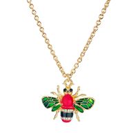 New Simple Insect Pendant Diamond Alloy Bee Necklace Fashion Wild Clavicle Chain Ornaments sku image 4