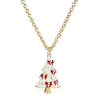 Simple Fashion  Rhinestone Alloy Fruit Christmas Series Necklace sku image 19