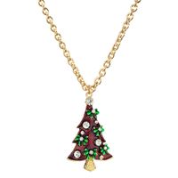 Simple Fashion  Rhinestone Alloy Fruit Christmas Series Necklace sku image 21