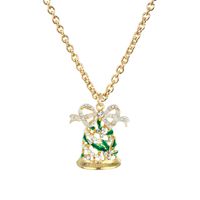 Simple Fashion  Rhinestone Alloy Fruit Christmas Series Necklace sku image 22