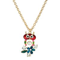 New Simple Animal Pendant Diamond Alloy Butterfly Bee Necklace sku image 1