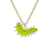 New Simple Animal Pendant Diamond Alloy Butterfly Bee Necklace sku image 5