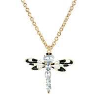 Nouveau Collier Animal En Alliage De Diamant Simple Pendentif Insecte sku image 1