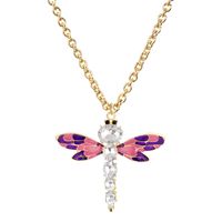 New Simple Insect Pendant Diamond Alloy Animal Necklace sku image 2