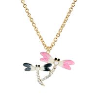 New Simple Insect Pendant Diamond Alloy Animal Necklace sku image 27