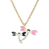 Nouveau Collier Animal En Alliage De Diamant Simple Pendentif Insecte sku image 27