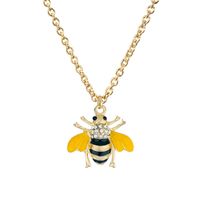 New Simple Insect Pendant Diamond Alloy Animal Necklace sku image 18
