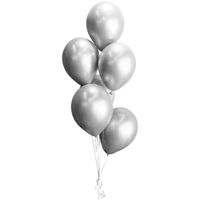 Fashion 12-inch Metal Color Thickened 2.8g Latex Balloon Birthday Wedding Party Layout Metal Chrome Red Balloon sku image 3