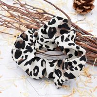 Retro Leopard Print Hair Ring Creative Ponytail Leopard Rubber Band Head Rope Wholesale sku image 2