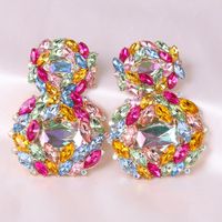 Geometric Metal Pendant Retro Handmade Fashion All-match Alloy Women's Earrings Jewelry main image 6
