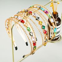 Korean Simple Alloy Multi-layer Bangs Clip Headband Fashion Color Hollow Hair Band For Ladies main image 1