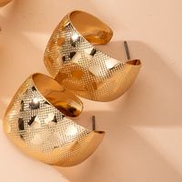 Boucles D&#39;oreilles Pour Femmes En Alliage Rétro Géométrique À La Mode En Gros main image 5