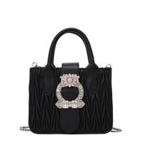 New Trendy Korean Fashion Large-capacity Messenger Small Square All-match Ladies Single Shoulder Bags sku image 2