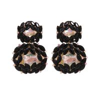 Geometric Metal Pendant Retro Handmade Fashion All-match Alloy Women's Earrings Jewelry sku image 6