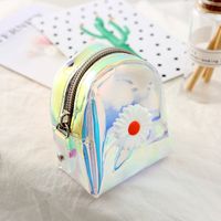 Hot-selling New Small Daisy Lady Cute Coin Purse Color Cartoon Student Storage Coin Bag Wholesale sku image 1