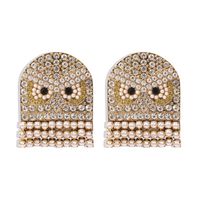 Fashion Exaggerated Diamond Funny Hot-selling Interesting Alloy Earrings For Women sku image 1
