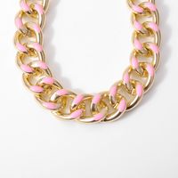 Fashion Retro Simple Aluminum Chain Geometric Fantasy Clavicle Necklace For Women main image 5