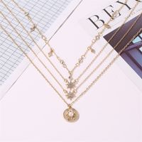 New 4-layer Six-pointed Ladies Long Multi-layer Star Alloy Pendant Necklace Sweater Chain Wholesale main image 6
