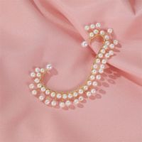 New Ear Clips Pearl One-piece Earrings  Wholesale main image 4