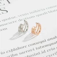 New Fashion Geometric Single Non-pierced Ear Bone Clip Retro Earrings Wholesale main image 5